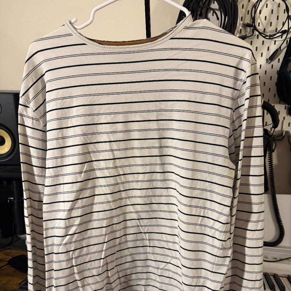 Long Sleeve Stripped Shirt - Nifty Genius